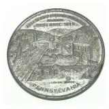 Allegany railroad token