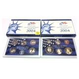 x2- 2004 Proof sets, -x2 sets, Sold by