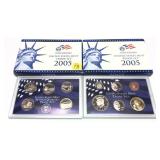 x2- 2005 Proof sets, -x2 sets, Sold by