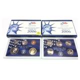 x2- 2006 Proof sets, -x2 sets, Sold by