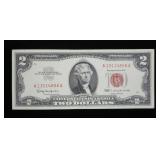 $2 Red seal note, series of 1963