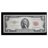 $2 Red seal note, series of 1953A