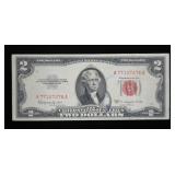 $2 Red seal note, series of 1953C