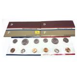 x2- 1984 Mint sets, -x2 sets, Sold by