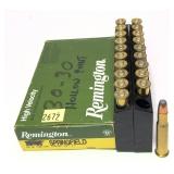 20 rds. of .30-30 WIN reloads, Remington