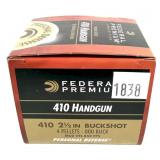Box of .410 Ga. 2.5' 000 Buckshot Federal
