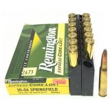 14 rds. of .30-06 cartridges, Remington