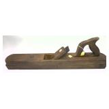 Vintage large wood plane, 23' L