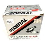 Box of 12 Ga. 2.75' No. 4 Federal steel