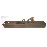 Vintage large wood plane, 26' L