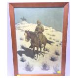 Frederick Remington Framed Print, 19'x14'