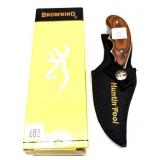 Browning Huntin' Fool knife w/ sheath and box