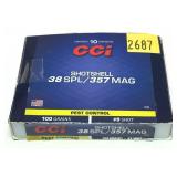 CCI .38 SPL./ .357 MAG 100 GR. #9 shot,10 shot