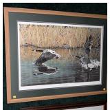 'Breaking Calm Waters' by Jean M Dunn, signed