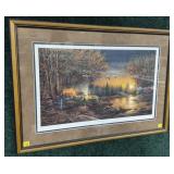 'Evening Solitude' Terry Redlin Framed Print,