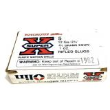 Box of 12 Ga. 2.75' Winchester SuperX rifled