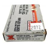 Box of 20 Ga. 2.75' Winchester SuperX rifled HP
