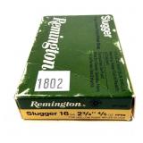 Box of 12 Ga. 2.75' Remington rifled HP slugs, 5