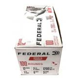 Box of 100 rounds 12 Ga. 2.75' No. 8 Federal