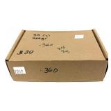 Box of .35 Cal. 200-grain (.360') lead bullets,