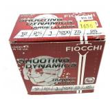 Box of 12 Ga. 2.75' No. 7.5 Fiocchi target loads,