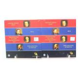 x2- 2011 Unc. Presidential dollar sets, -x2 sets,