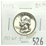 1956 Washington quarter, Unc.
