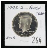 1993-S Kennedy half dollar, Proof DCam