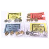 Lot of state quarter sets. 4 pcs.