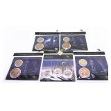 x5- America the Beautiful quarter sets, -x5 sets,