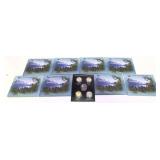x8- National Park quarter sets, -x8 sets,