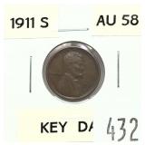 1911-S Lincoln cent