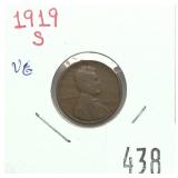 1919-S Lincoln cent