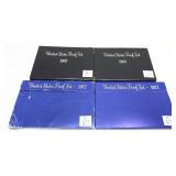x4- Proof sets: 1972, 1982, -x4 sets, Sold by the
