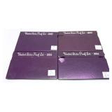 x4- Proof sets: 1984, 1985, -x4 sets, Sold by the