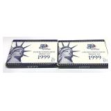x2- 1999 Proof sets, -x2 sets, Sold by the piece,
