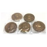 x5- Presidents and Notable People table medals,