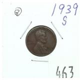 1939-S Lincoln cent