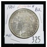 1900 Morgan dollar, BU