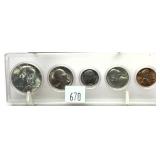 1968-D Mint set, half set