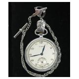 Timor Swiss 12 size open face pocket watch