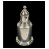 Sterling silver weighted salt shaker,