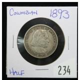 1893 Columbian half dollar