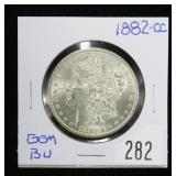 1882-CC Morgan dollar, gem BU