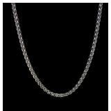 Sterling silver 16: rope chain, 2.3 grams