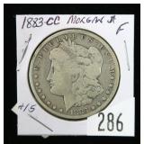 1883-CC Morgan dollar