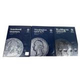 Partial set Washington quarters 1965-2005,