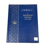 Partial set Jefferson nickels 1938-1964, 67 pcs.