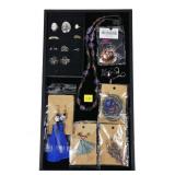 Lot, fashion jewelry, some new in packaging