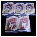 Lot, 5 Panini 2025 Buffalo Bills Football Cards: